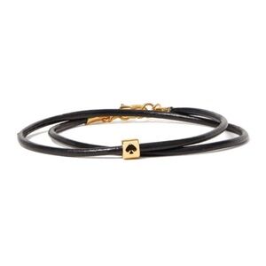 KATE SPADE • Wrapped Up Bracelet • Black